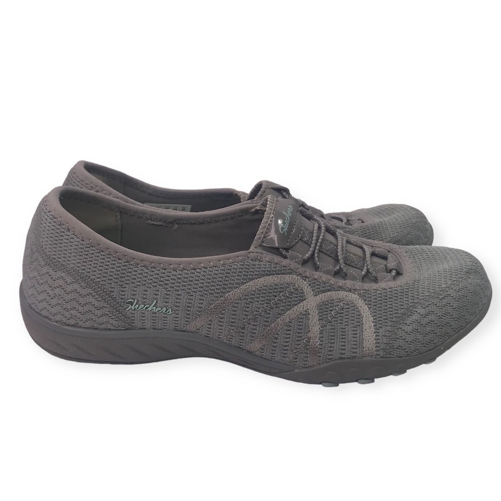 Sketchers Gray Slip On Comfort Sneakers